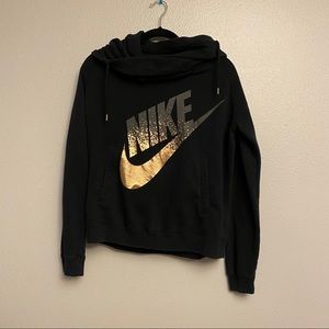 Rose Gold Foil Nike Hoodie